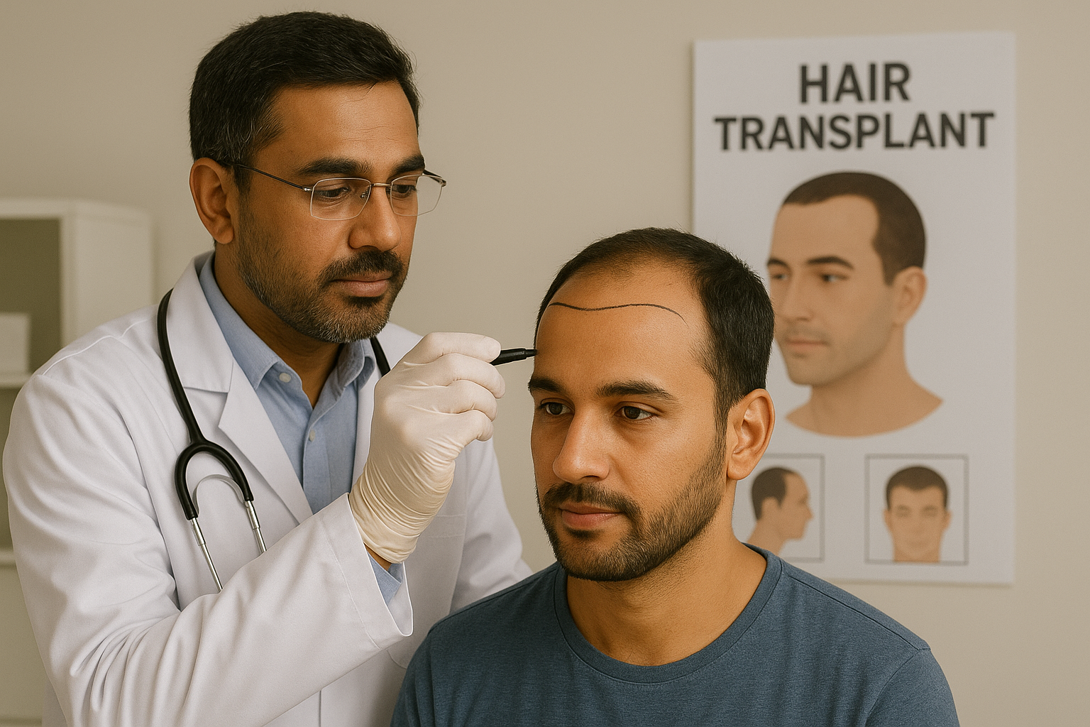 Hair transplant results at Kalavasal